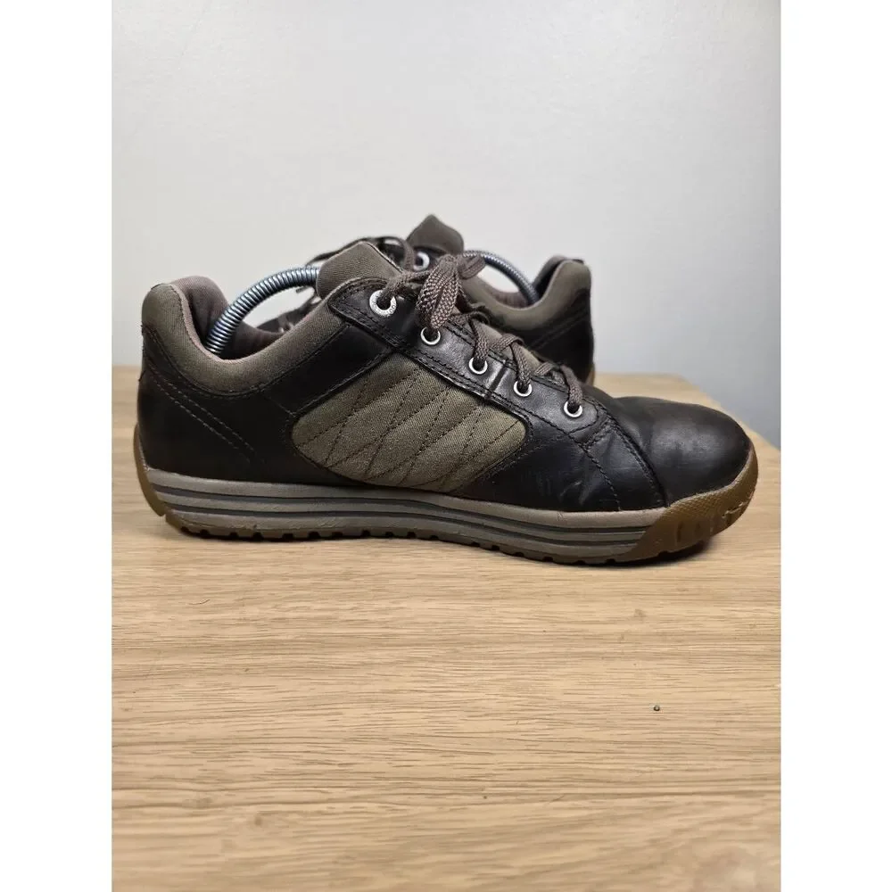 Oboz Mendenhall Low Top Brown Nubuck Leather Hiking Shoes Men's Size 11.5
